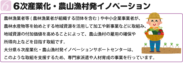 6次産業化・農山漁村発イノベーション